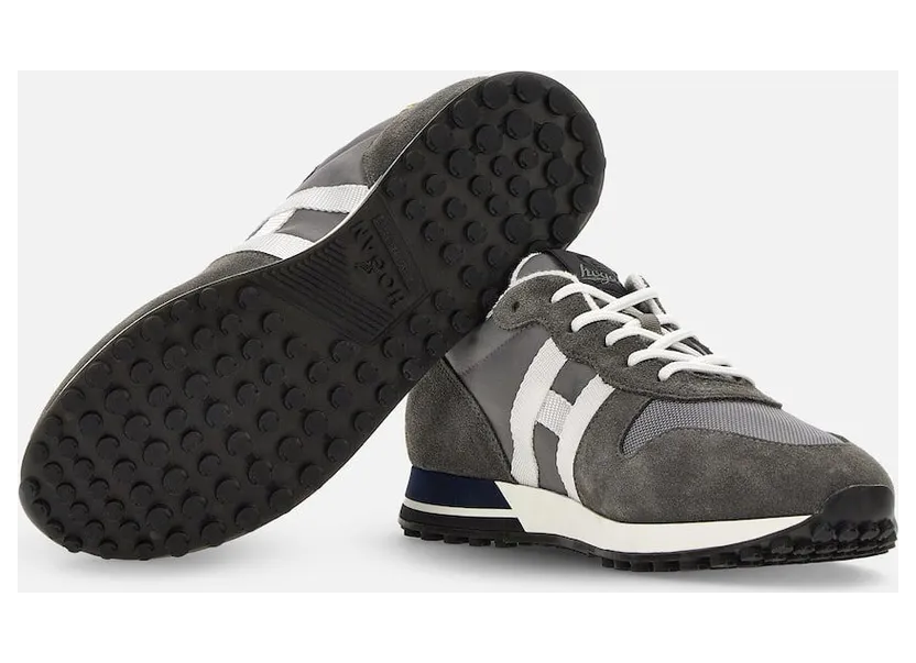 Sneakers Hogan H383 Grey White Yellow (HXM3830AN51MM40BBB) (4)