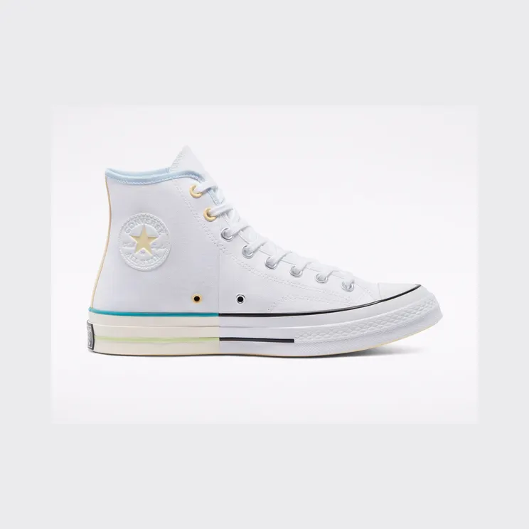 Converse White Pack Chuck 70 High Top White/chambray Blue/banana Cak (171179C)
