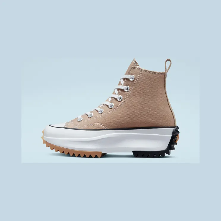 Converse Run Star Hike Platform Seizoenskleur Hemp/zwart/wit