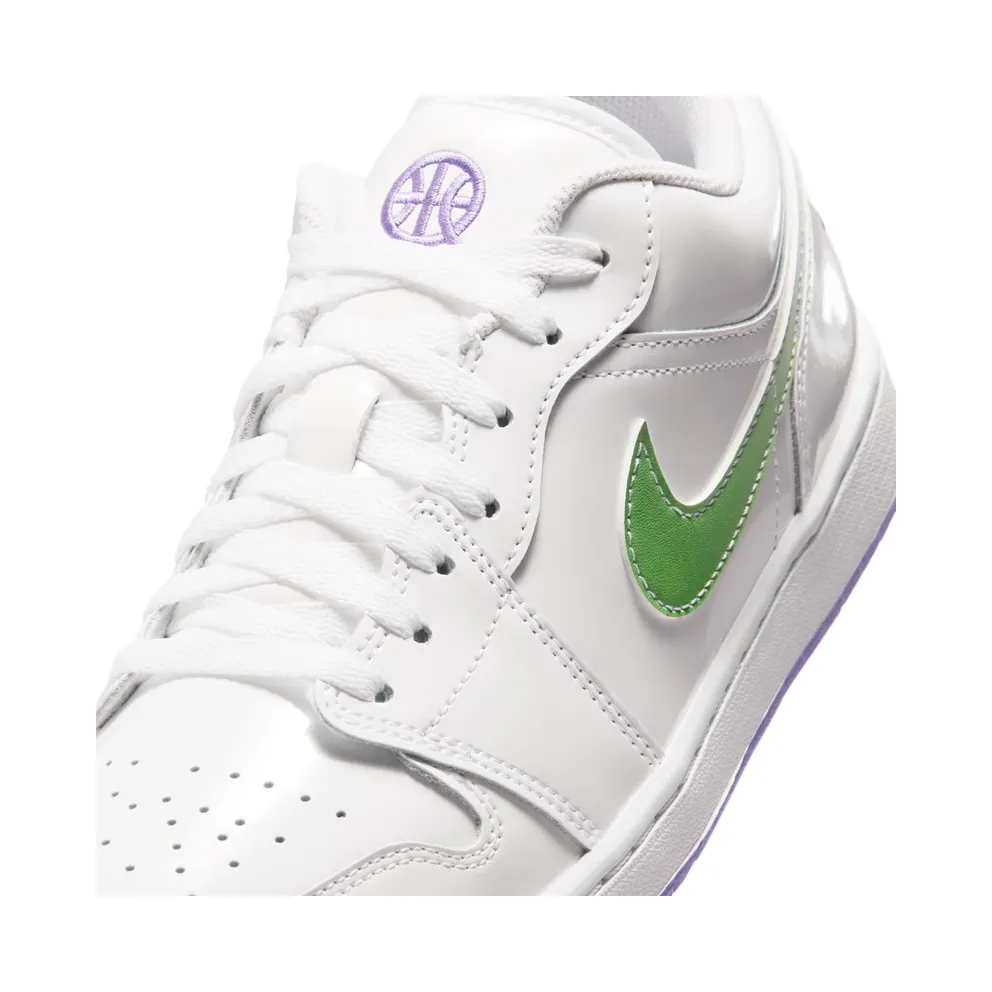 Air Jordan 1 White/Key Lime/Action Grape (IR2367-100)