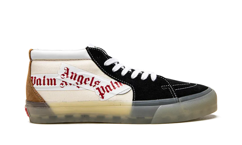 Vans Vault Sk8-Mid LX Palm Angels Black White Beige (VN0A7TNH78C1)