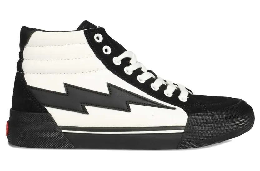 Revenge Sneakers met bliksemflits – Wit (CLASSICHIGH)