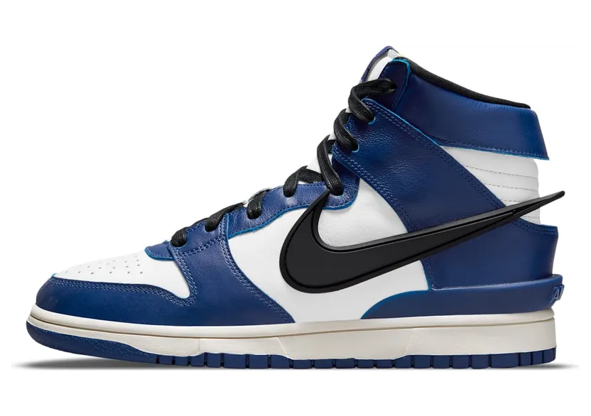 Nike x Ambush Dunk High Deep Royal Blue (2021) – “Deep Royal Blue / White / Pale Ivory / Black” (CU7544-400)