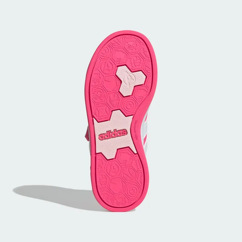 Adidas ADIDAS MARVEL AVENGERS GRAND COURT Shoes KIDS Lucid Pink / Cloud White / Clear Pink (JQ4140)