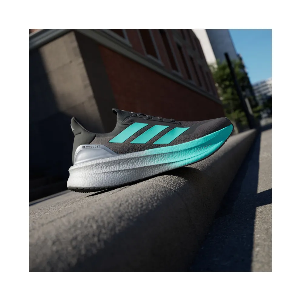 Adidas Mercedes – AMG Petronas Formula One Team Ultraboost 5X Sports Shoes Core Black / Semi Mint Rush / Iron Metallic (JR9386)
