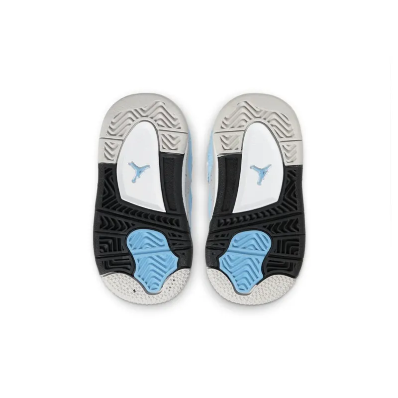 Jordan 4 Retro University Blue (PS) – TD “University Blue / Tech Grey / White / Black” (BQ7670-400)