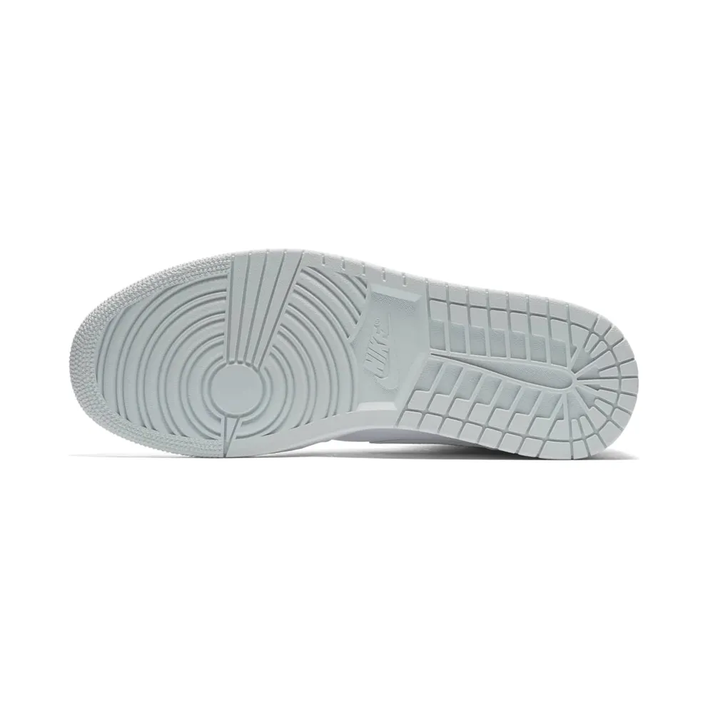 Jordan 1 Mid White Pure Platinum Swoosh White/Pure Platinum (554724-108)