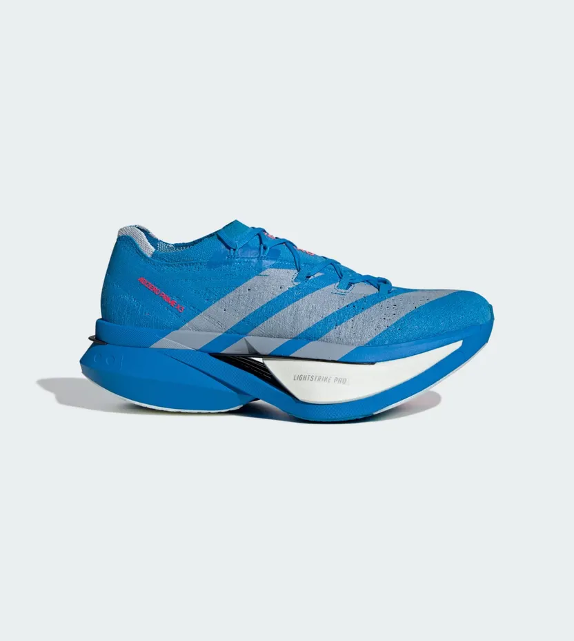 Adidas ADIZERO PRIME X3 STRUNG Hardloopschoenen Solar Blue / Silver Metallic / Lucid Red (JQ0615)