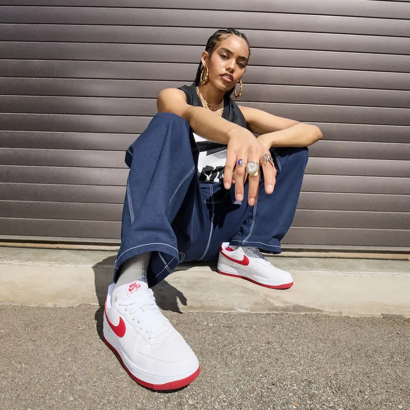 Nike Air Force 1 ’07 Next Nature “White Gym Red” (DV3808-105)