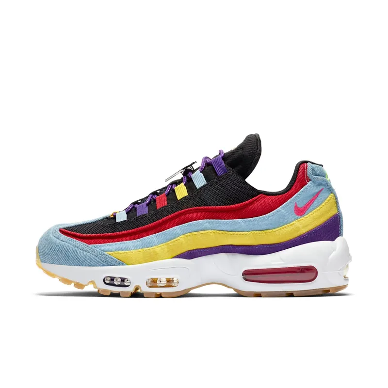 Nike Air Max 95 Premium Psychic Blue Chrome Yellow (2019) (CK5669-400)