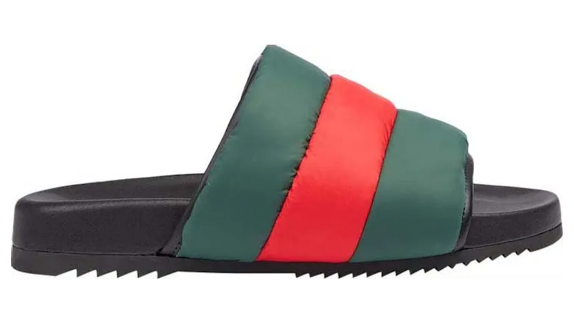 Gucci Padded Web Slide Red Green (692387 UFR30 3060)