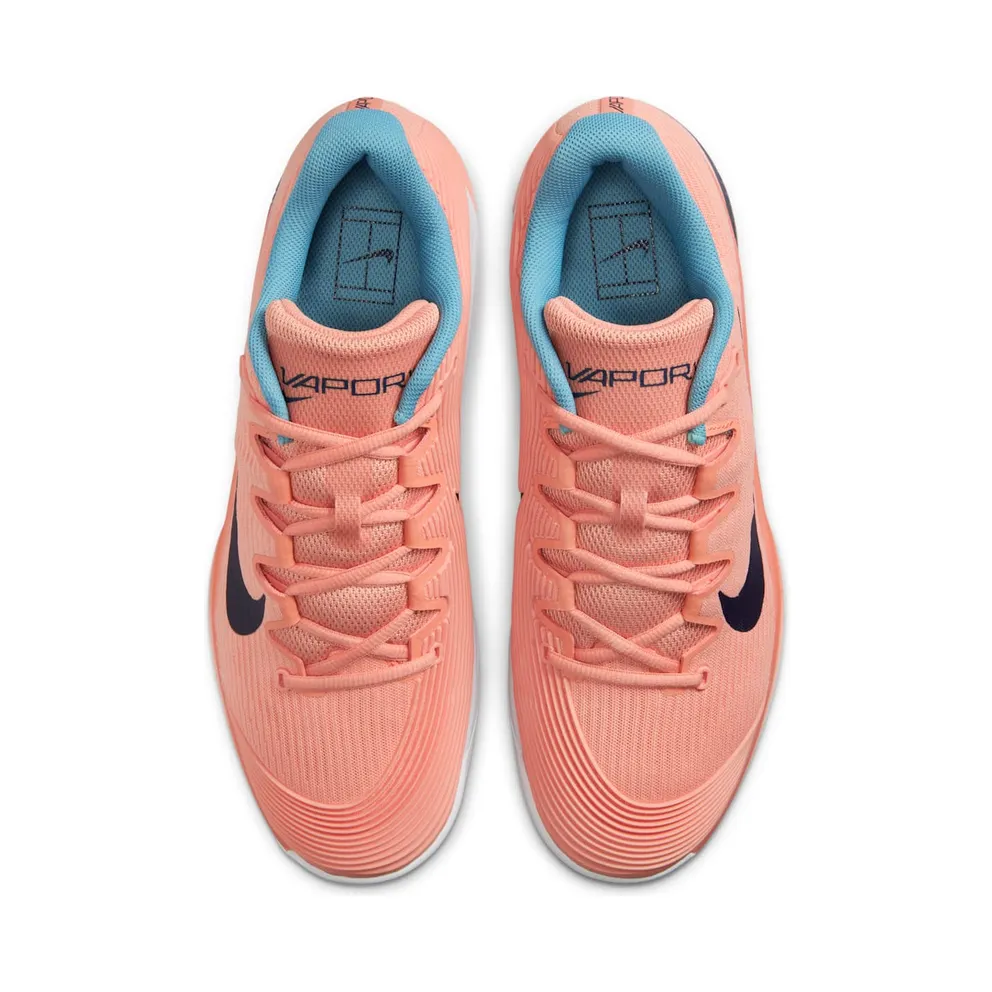 Nike Court Air Zoom Vapor 12 HC Apricot Agate White Denim Turquoise Obsidian (FV5552-800)