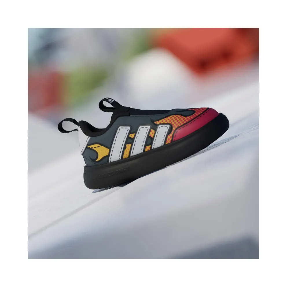 adidas Bubblecomfy Grey Lucid Red Flames (HP3642)