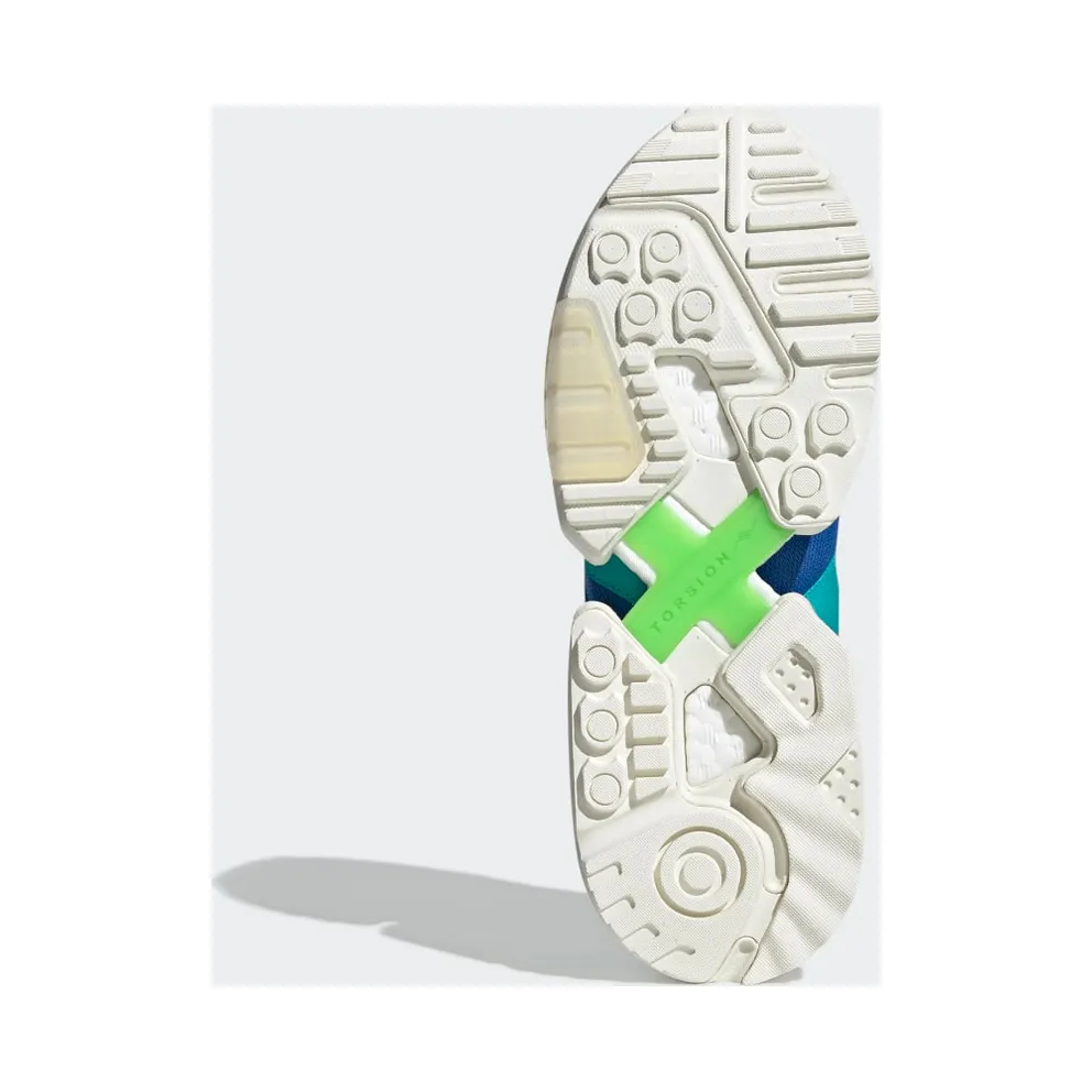 adidas ZX Torsion Boost Parley Semi Solar Green Off-White/Hi-Res Aqua/Semi Solar Green (EG3355)