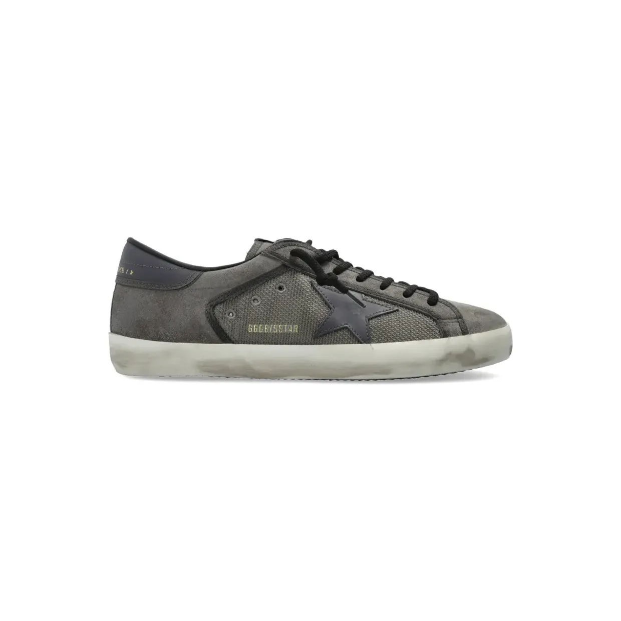Golden Goose met vlakken en ster “Grey” (GMF00103F008115)