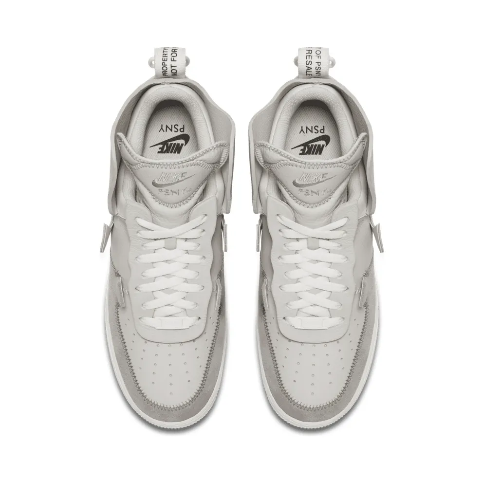 Nike x PSNY Air Force 1 High Matte Silver (AO9292-001)