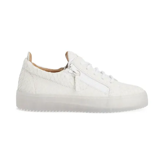Giuseppe Zanotti Frankie met slangenhuid-effect “White” (RM20051001)