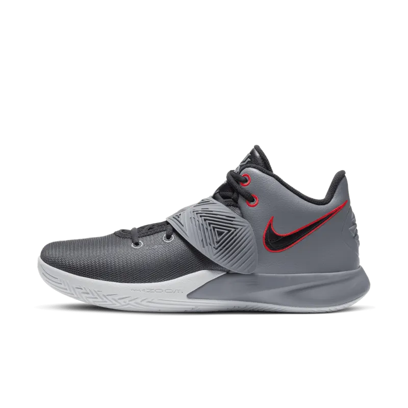 Nike Kyrie Flytrap III Cool Grey Cool Grey/Bright Crimson-White-Black (BQ3060-010)