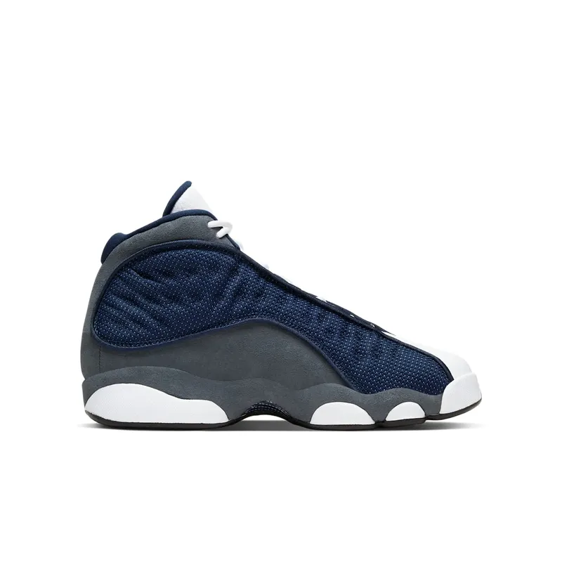 Jordan 13 Retro Flint 2020 (GS) Navy/Flint Grey-White-University Blue (884129-404)