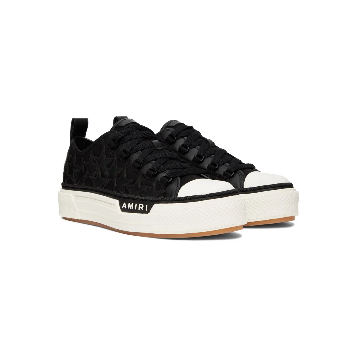 AMIRI Black Stars Court Low-Top Sneakers (PF22MFS014-004) (4)