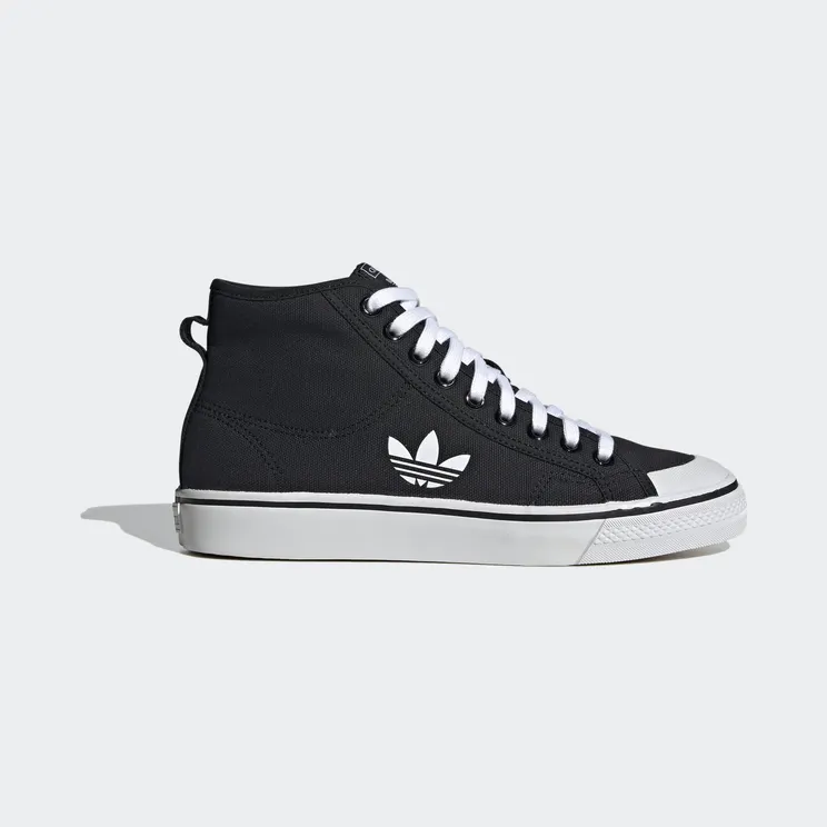Adidas Nizza High ‘Core Black’ Core Black/Core Black/Cloud White (FW8352)