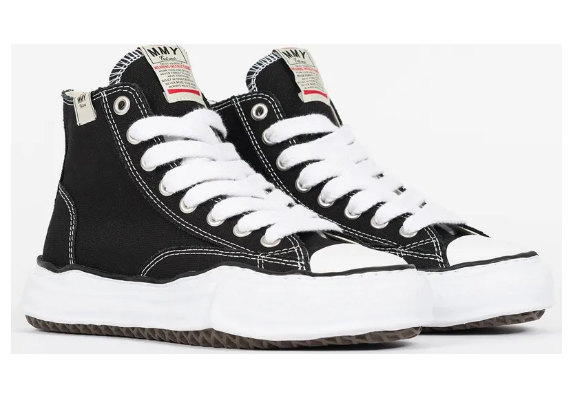 Maison Mihara Yasuhiro Peterson OG Sole Canvas High Black (A01FW701-BLK)