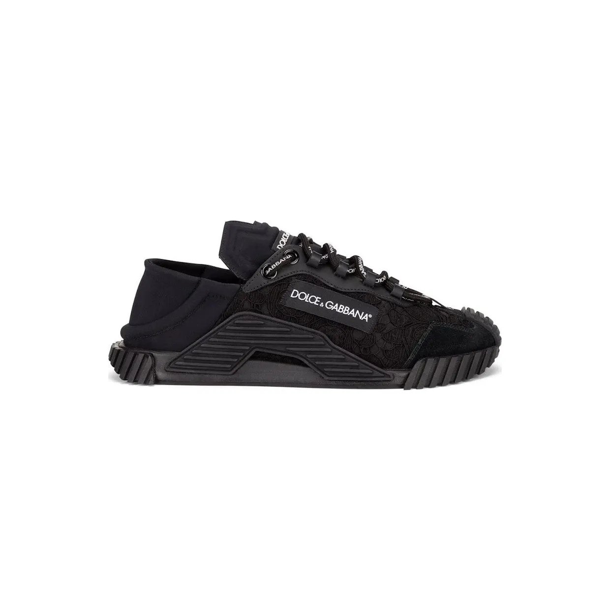 Dolce & Gabbana NS1 Low Top Black Lace (CK1837AX37280999)