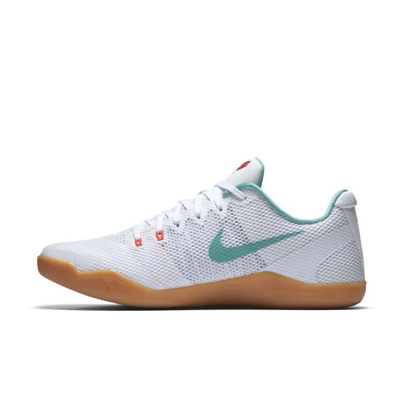 Nike Kobe 11 EM Low Summer Pack White/Washed Teal-Bright Crimson (836183-103)
