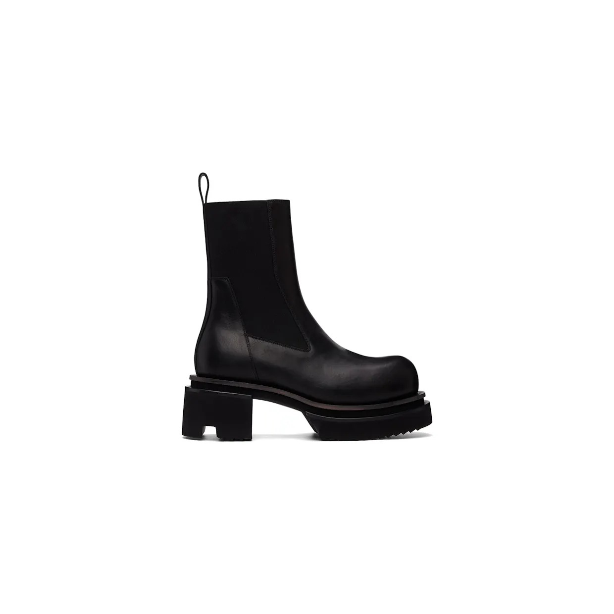 Rick Owens Bogun Chelsea Boot Black (RU02F4832-LOO-9)