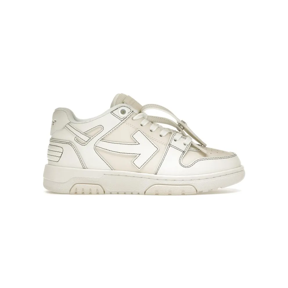 OFF-WHITE Out Of Office OOO Low Tops Cream White (OWIA259S24LEA0040201)