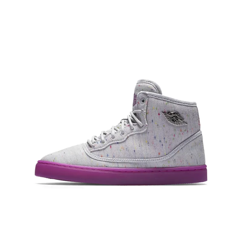 Jordan Air Jasmine GG Wolf Grey (GS) Wolf Grey/White Purple Dusk Metallic Silver (768927-008)