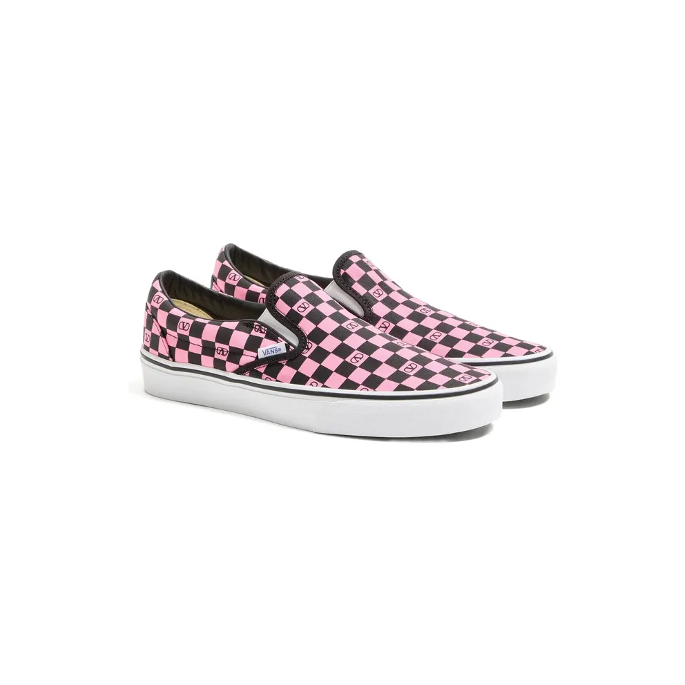 Vans X Valentino Vans Classic Slip-On “Pink/Black” (8Y2S0M96HPK DPM)