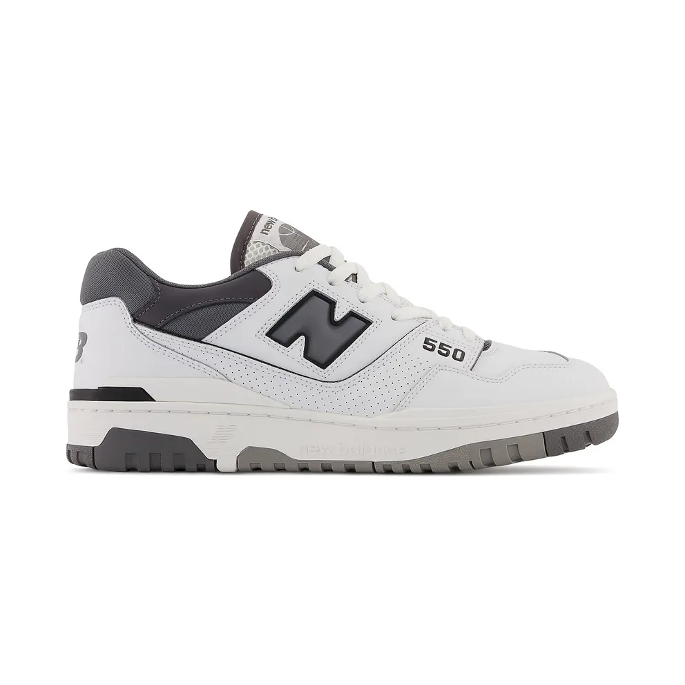 New Balance 550 White Grey Dark Grey (BB550WTG)