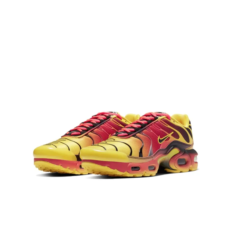 Nike  Air Max Plus Fade Chrome Yellow Bright Crimson (GS) Chrome Yellow/Bright Crimson-Black (CT0962-700)