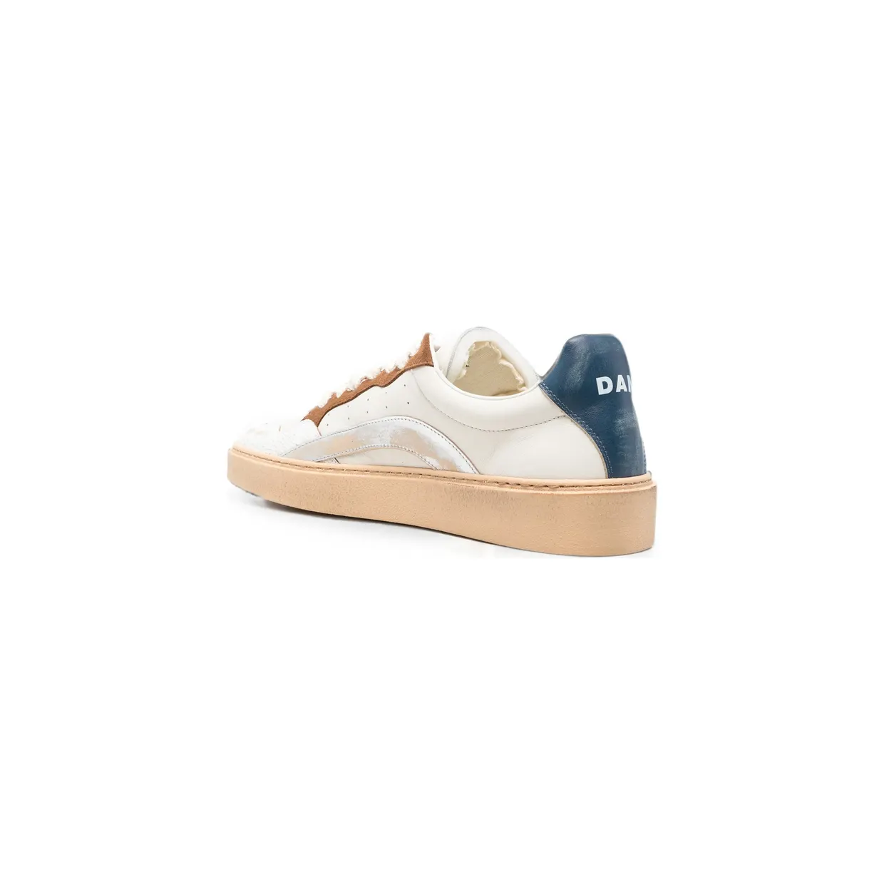 Dsquared2 Distressed Panelled “White/Blue” (SNM0494 01509031 M4293) (2)