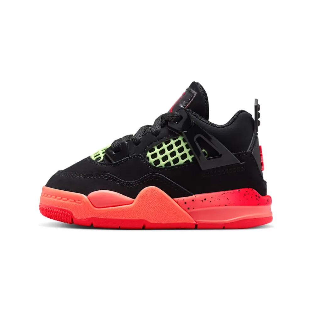 Air Jordan 4 Retro TD “Black Infrared Barely Volt” (II1270-001)