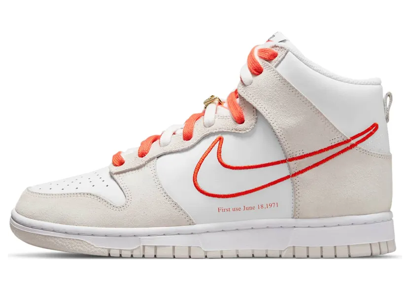 Nike Dunk High First Use White Sail Orange (W) (DH6758-100)