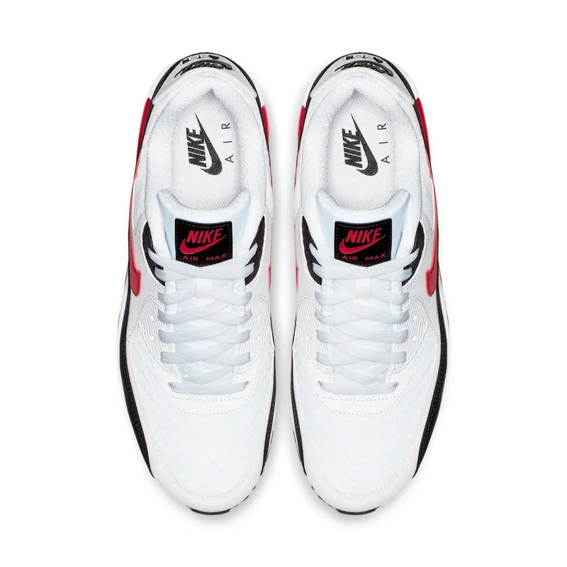 Nike  Air Max 90 White University Red Black White/University Red-Black (BV2522-100)