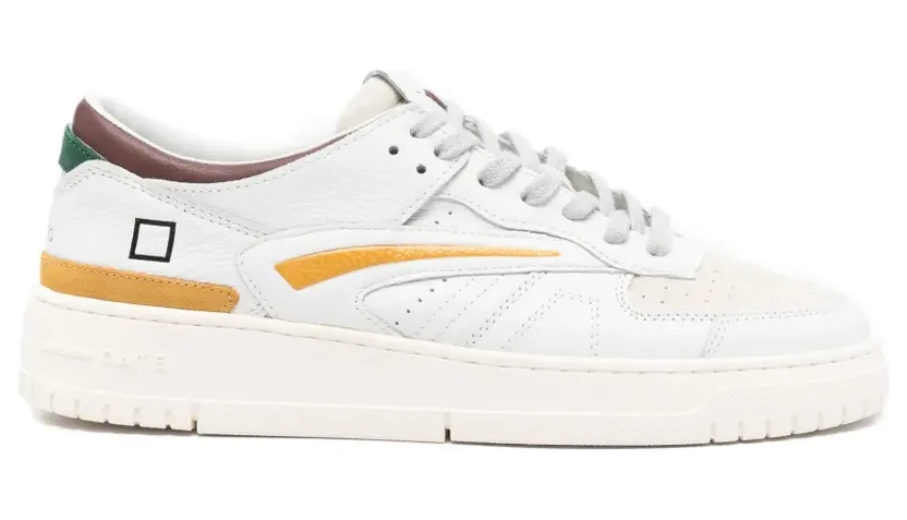 D.A.T.E. Geperforeerde leren sneakers – Wit (M441TOCOWU)