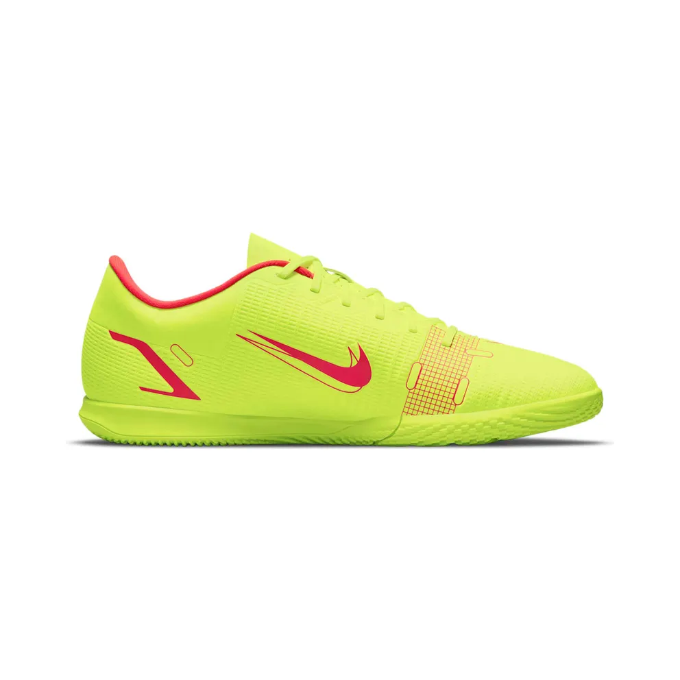 Nike Vapor 14 Club IC “Volt / Bright Crimson” (CV0980-760)