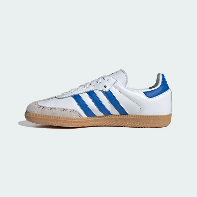Adidas Samba OG Cloud White / Blue / Gum (JP5482)