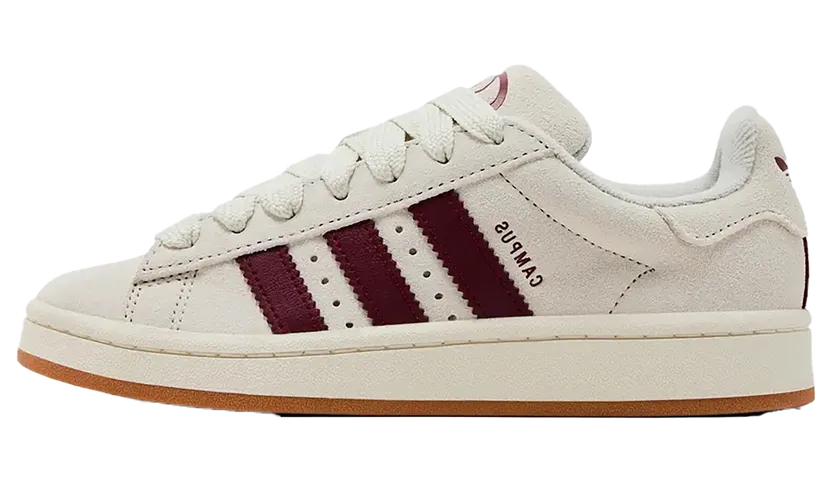 Adidas Campus 00s “Orbit Grey Collegiate Burgundy” (JH8698)