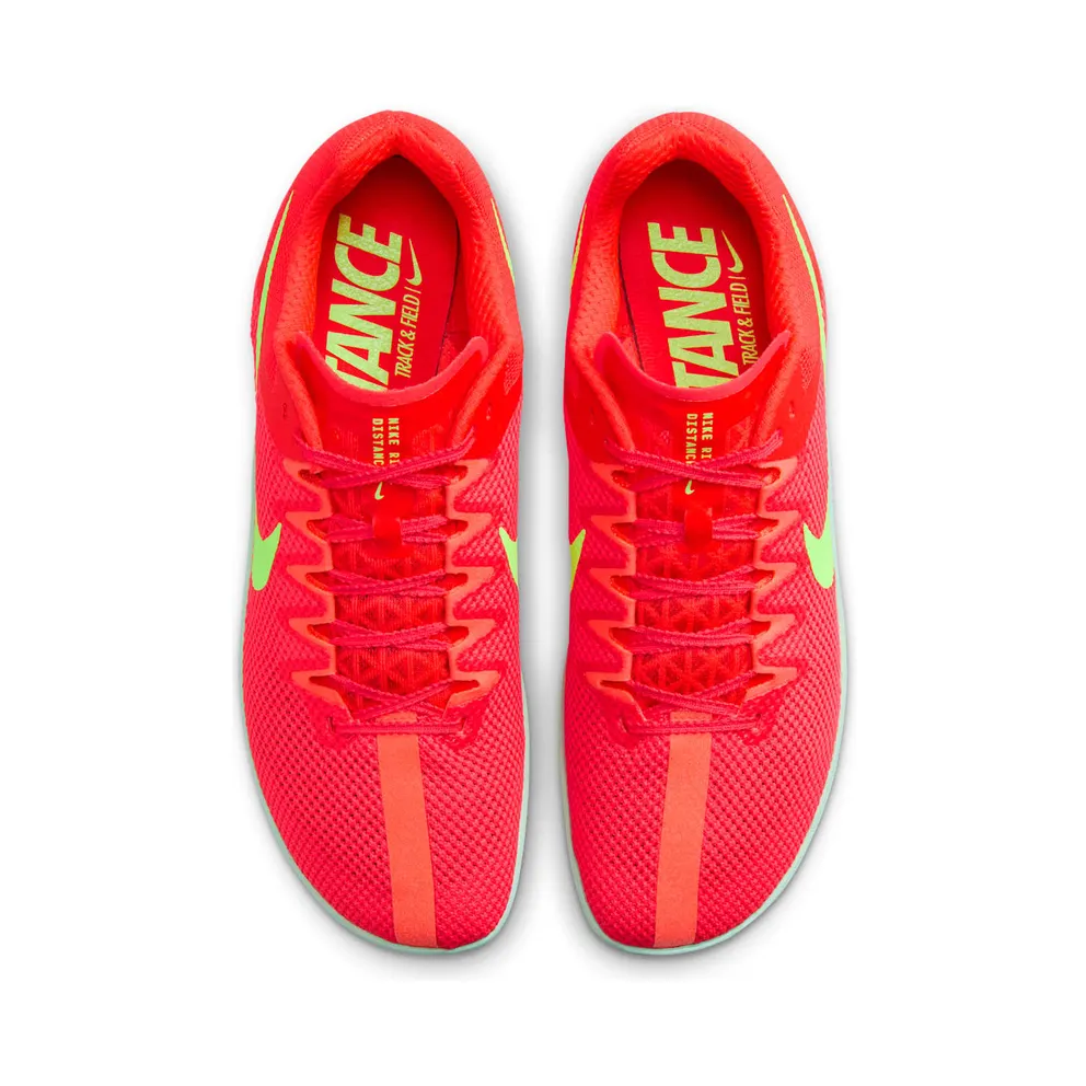 Nike Zoom Rival Distance Bright Crimson Barely Volt Lime Blast Washed Coral (FZ9653-600)