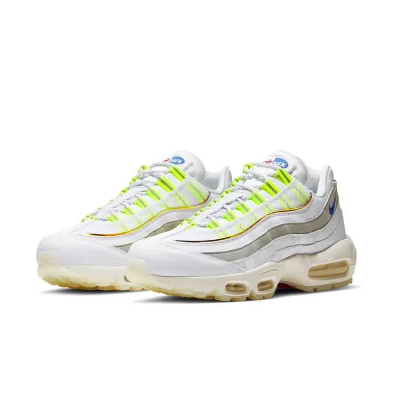 Nike Air Max 95 De Lo Mio White/Neutral Grey-Red-Blue (CW6579-100)