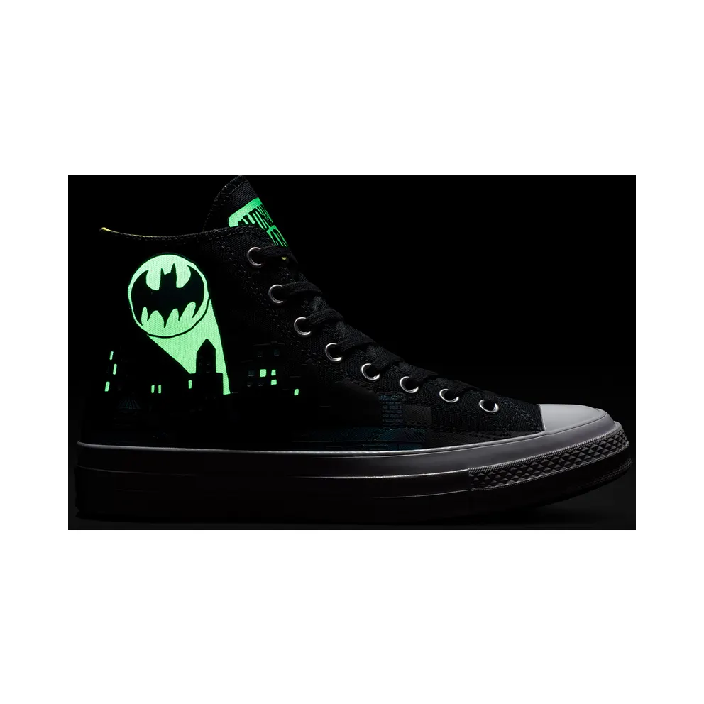 Converse Chuck Taylor All-Star 70s Hi Chinatown Market x Batman Black Black/Blazing Yellow-White (167511C)