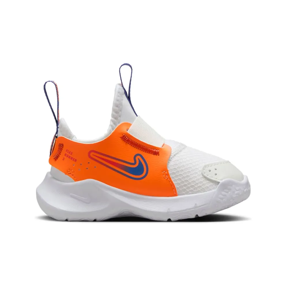 Nike Flex Runner 3 White Total Orange Team Orange Astronomy Blue (FN1478-101)