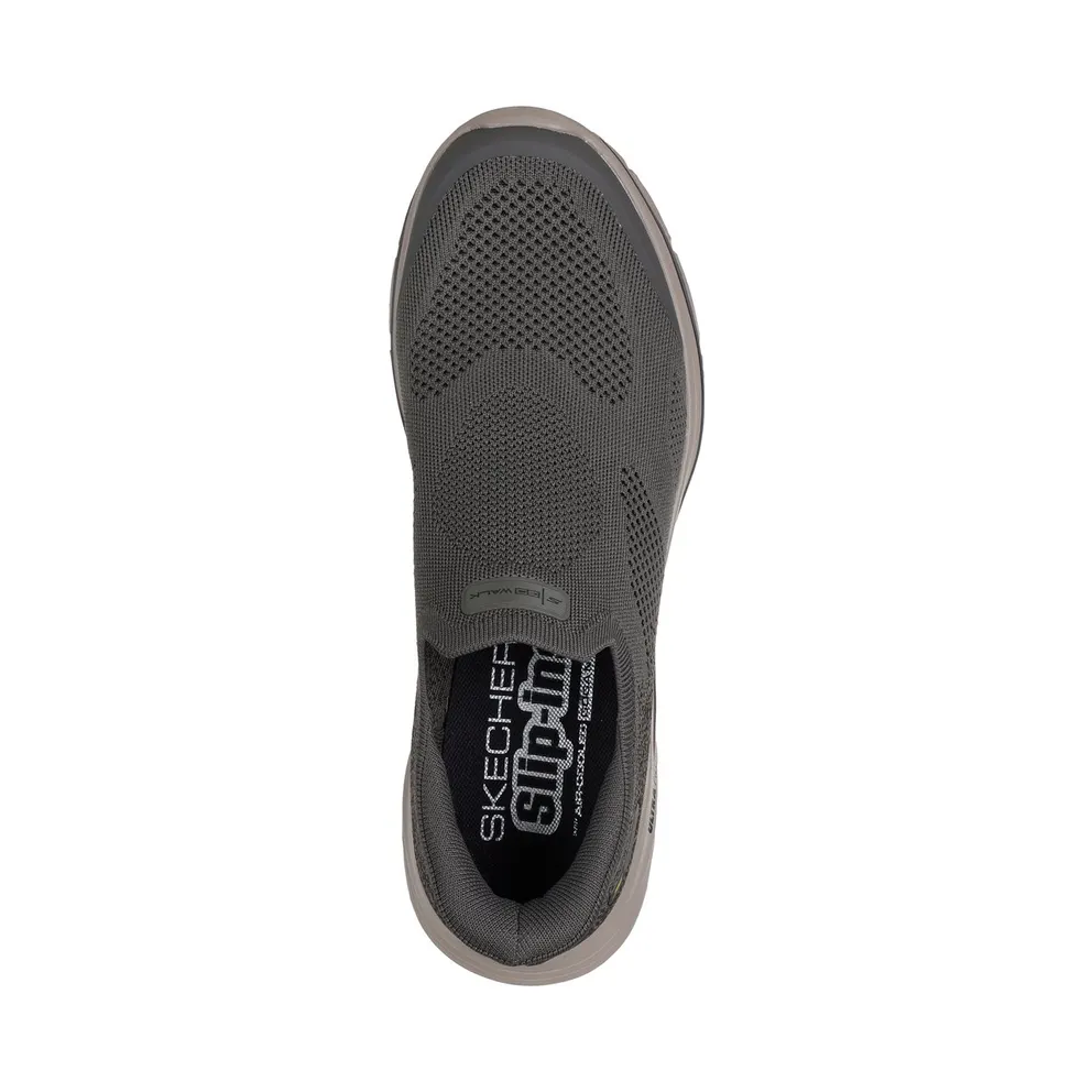 Skechers Slip-ins: GO WALK 8 – Pelayo Sneaker Donker Taupe