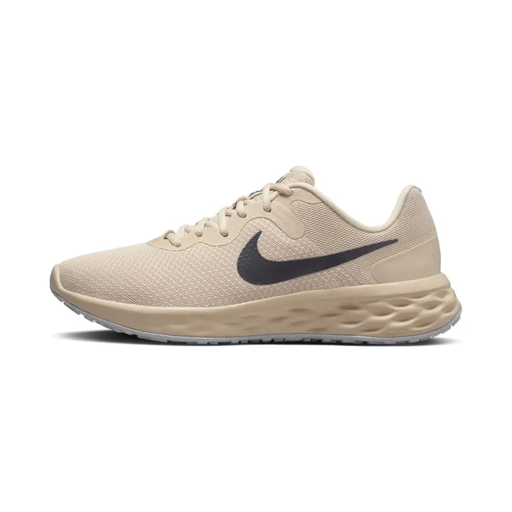 Nike Revolution 6 “Oatmeal / Oxygen Purple / Gridiron” (DC3728-101)