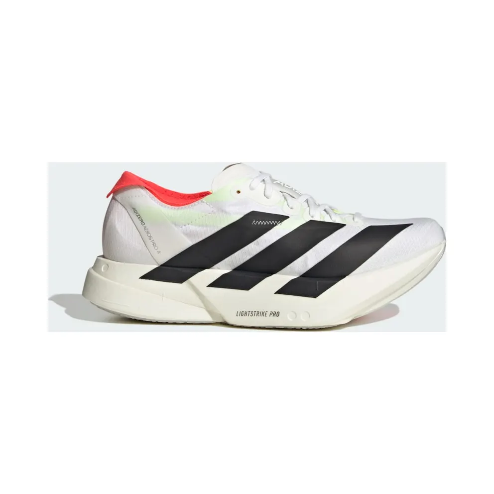 Adidas Adizero Adios Pro 4 Cloud White / Core Black / Silver Metallic (JR1163)