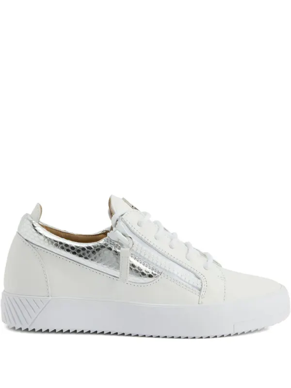 Giuseppe Zanotti Gail Sneakers mit Reißverschlussdetail – Weiß (RW50019H03)